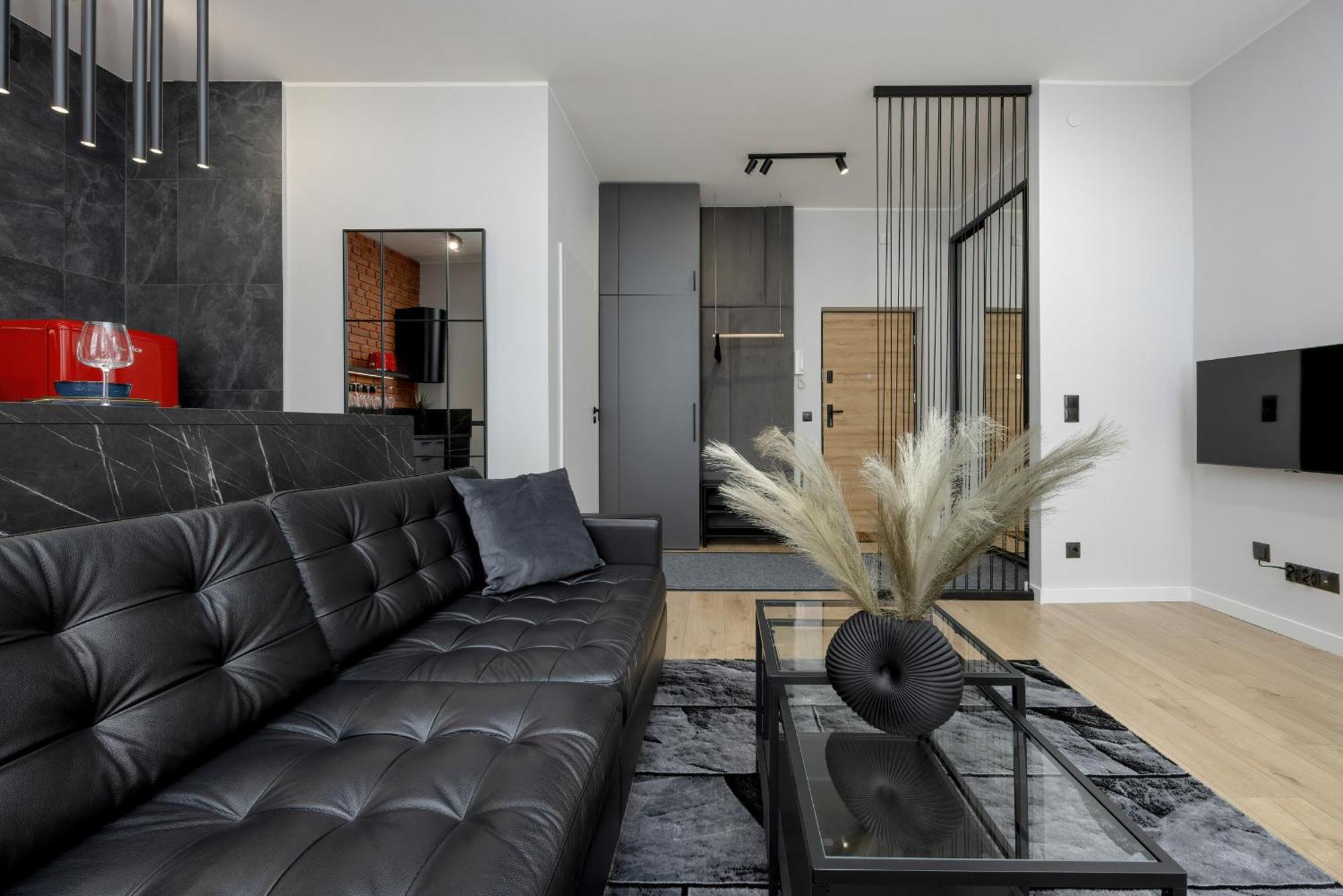 Exclusive Grey And Red Apartment In Warsaw Center By Noclegi Renters Екстер'єр фото