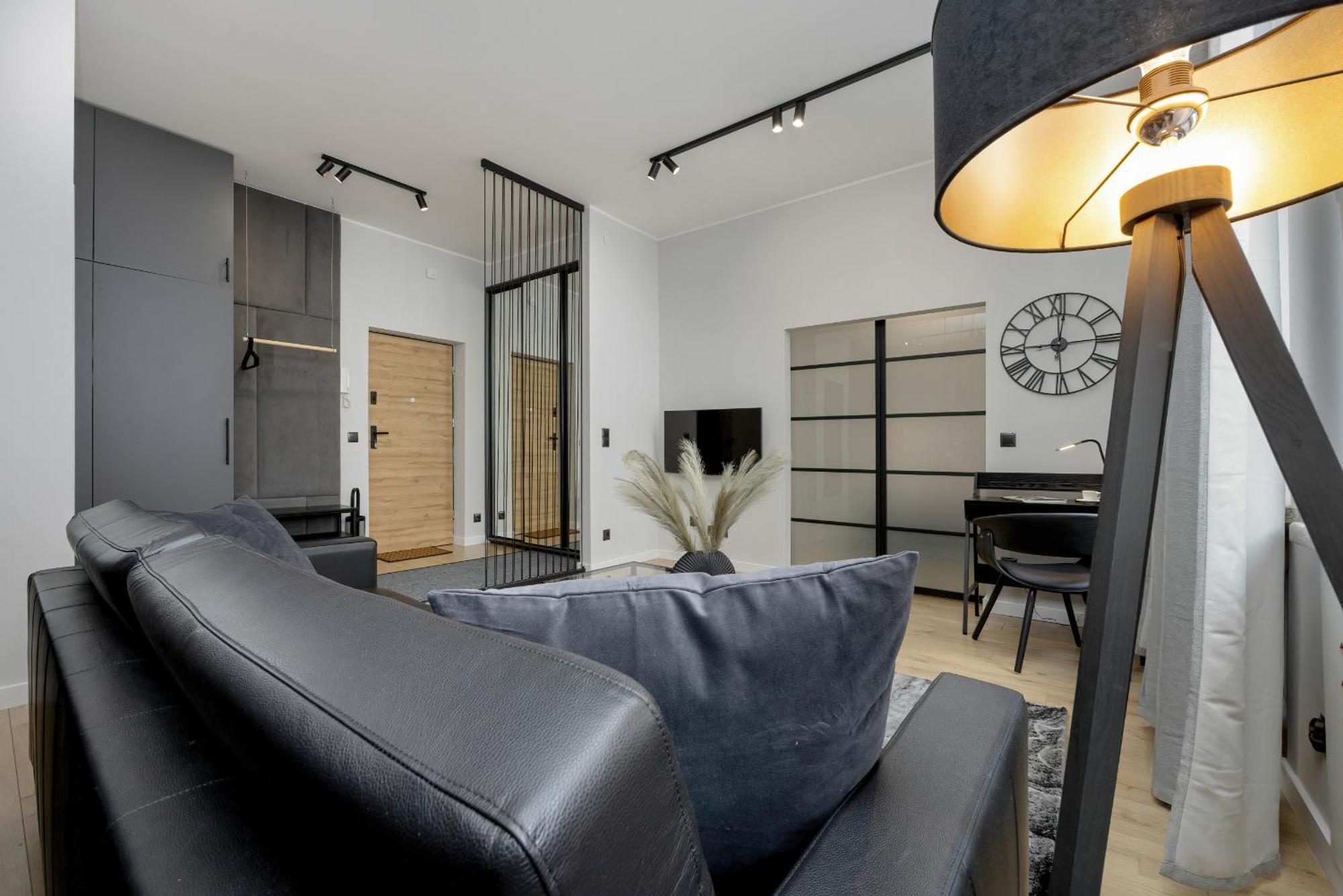 Exclusive Grey And Red Apartment In Warsaw Center By Noclegi Renters Екстер'єр фото