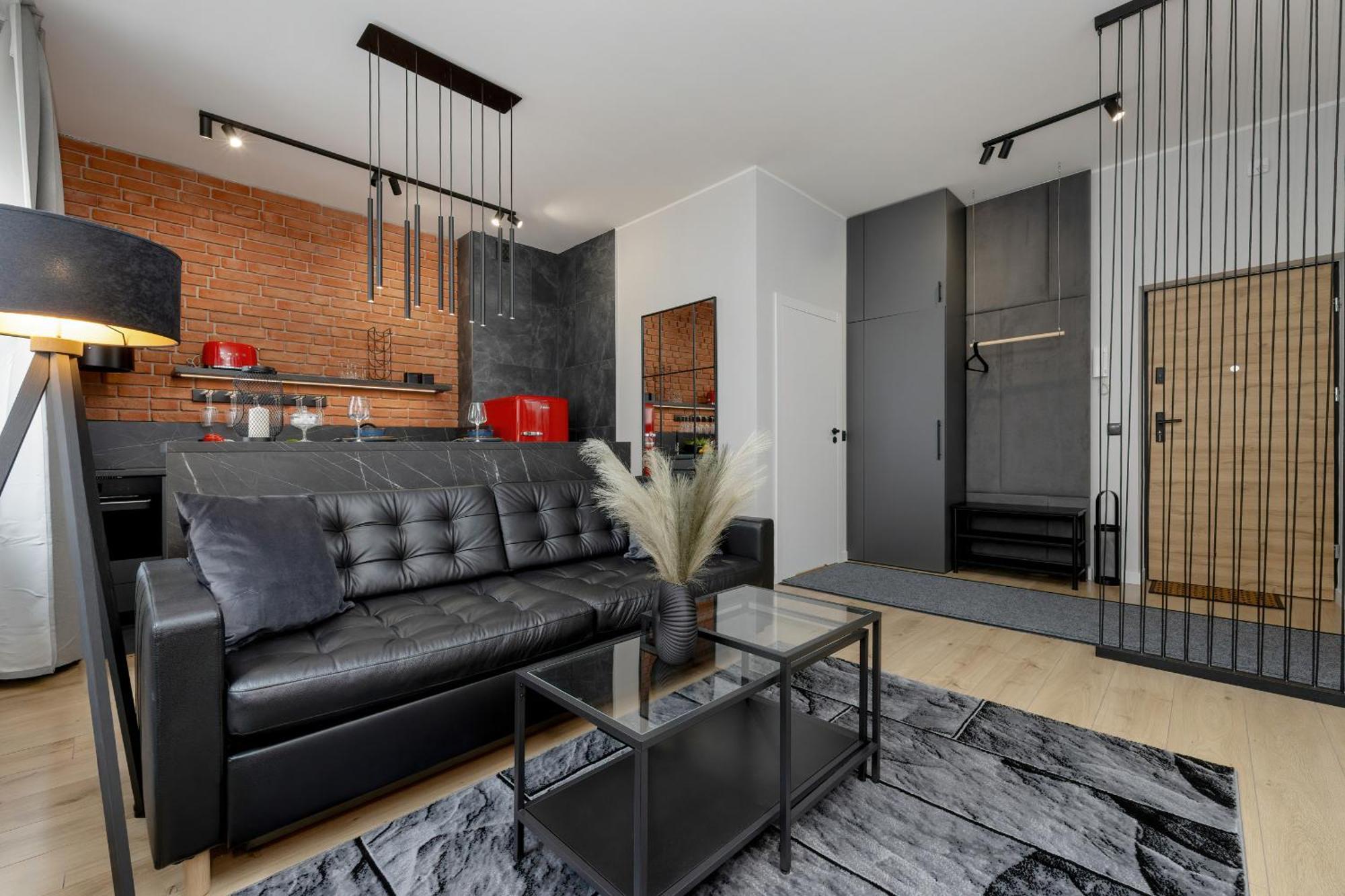 Exclusive Grey And Red Apartment In Warsaw Center By Noclegi Renters Екстер'єр фото